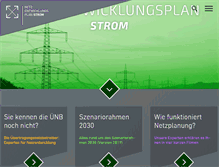 Tablet Screenshot of netzentwicklungsplan.de
